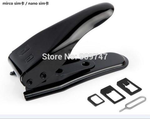 2 in 1 Nano Micro sim card cutter for iPhone 5 4s 4 samsung Nokia Sony LG Motorola MX New upgrade