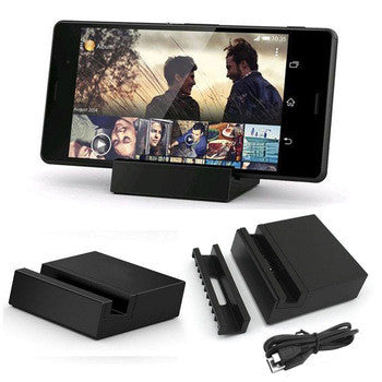 Scolour Magnetic Charging Dock Cradle Charger For Sony Xperia Z3 Mini Compact