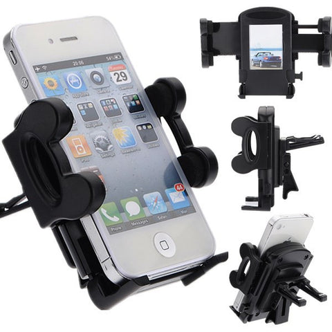 Universal Car Air Vent Holder Mount For iPhone 5 5S 4 4S For S5 S4 i9500 Note 3 2 For HTC One M8 M7 For G3 G2 Z1 Z2 Z10