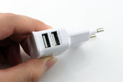 EU PLUG For for SAMSUNG 7100 IPHONE htc sony-ericsson lg smart mobile phone charger dual usb charger dual general 2a