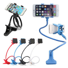 360 Degree 4 Colors Universal lazy bracket Kit Bed stand Desktop Car Stand Mount Holder sucker for iphone 6 5 5S 6plus S5 S4 S3