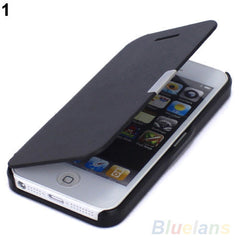 Magnetic Flip Leather Hard Skin Pouch Wallet Case Cover For Apple iPhone 5S 5G phone cases 08E9