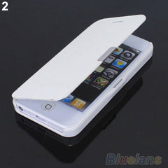 Magnetic Flip Leather Hard Skin Pouch Wallet Case Cover For Apple iPhone 5S 5G phone cases 08E9