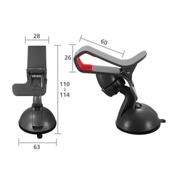 NEW Blcak Universal Car Windshield Bracket Desk Mount Stand Holders For Samsung Galaxy For iPhone5 5S 5C S3 S4 Mobile Phone GPS