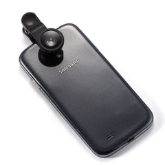 New Universal 3 in 1 Clip-On Fish Eye + Wide Angle + Macro Lens Camera For iPhone 4 5 5S 5C Samsung Note 2 3 S4 S3 Phone