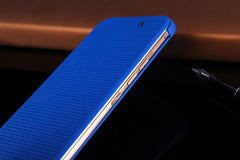Slim Dot Bag Smart Auto Sleep Wake View Shell Soft Silicone Original Flip Leather Cover Shockproof Case For HTC One M9 / M9 Plus