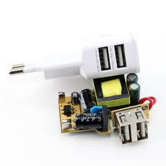 EU PLUG For for SAMSUNG 7100 IPHONE htc sony-ericsson lg smart mobile phone charger dual usb charger dual general 2a