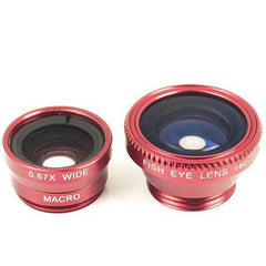 Universal 3 In 1 Clip-on Fish Eye Macro Wide Angle cell Phone Lens Camera kit for iPhone 4 5 6 Samsung S5 note3 Lenovo huawei