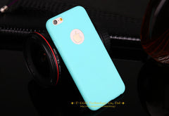 New Arrival case for iphone 6! Candy colors Soft TPU Silicon phone cases for iphone 6 4.7" Coque with logo window Accessories